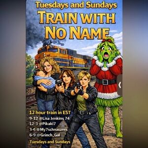 Train with No Name be on I. 5 minutes!!